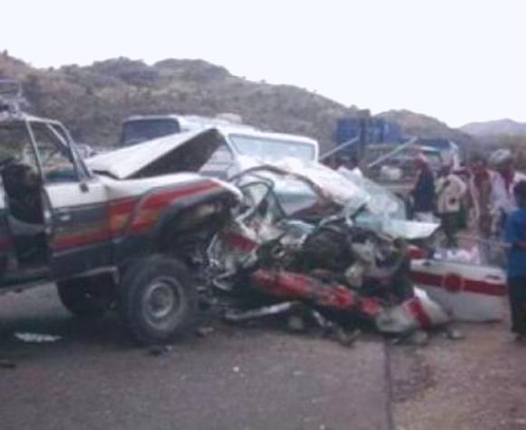 وفاة 281 يمنياً بحوادث مرورية خلال شهر سبتمبر الماضي