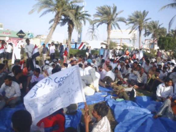 احتجاجات الحديدة تدخل اسبوعها الثاني للمطالبه بالتغيير  (صور)