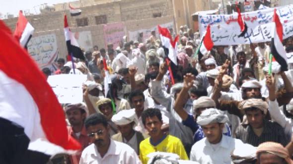 شبوة: ابناء مرخه يصلون  إلى ساحة الاعتصام في عتق