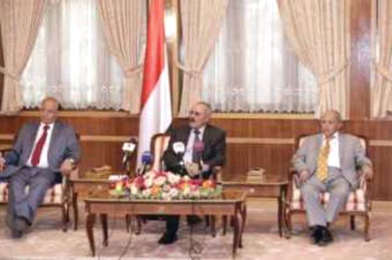 نشوان نيوز ينشر نص خطاب صالح لوسائل الاعلام داعيا  إلى التصالح ومعلنا مغادرته اليمن للعلاج