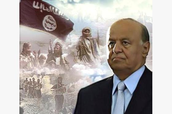 أبين: قتلى الجيش على يد "القاعدة" تجاوزوا المائة وهادي يتوعد الإرهاب حتى آخر مخبأ