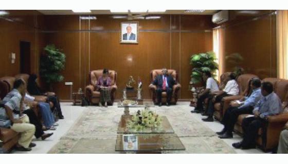 بن حبتور يبحث التعاون بين جامعة عدن والملحقية الفرنسية