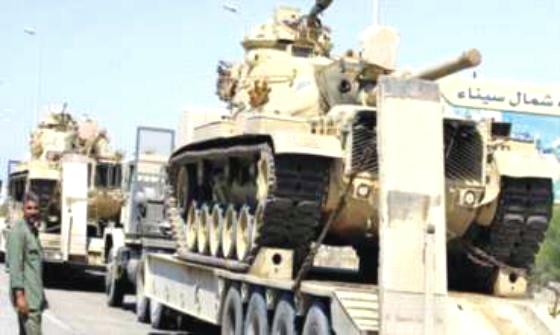 إسرائيل تطالب مصر بسحب أسلحة ثقيلة من سيناء