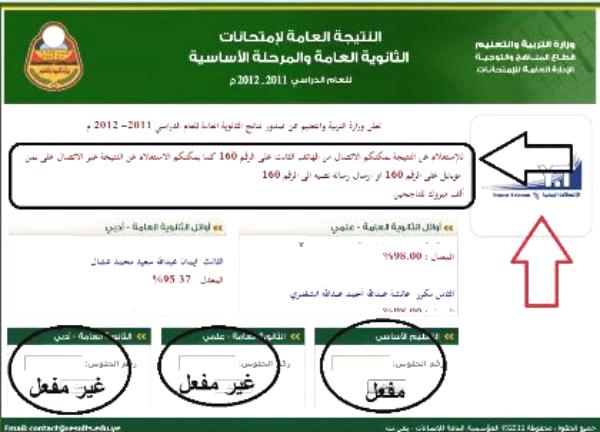 نشوان نيوز ينشر اسماء اوائل اليمن .. وزارة التربية تعلن نتائج الثانوية بقسميها للعام 2011-2012