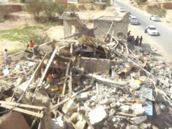 طائرات بدون طيار تواصل الإغارة على حضرموت وتقتل5 بمنطقة الهشم