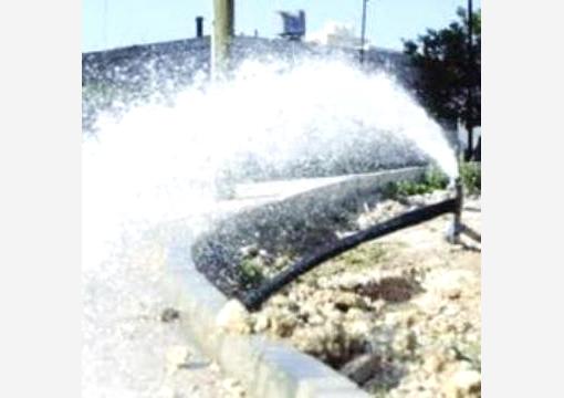 انقطاع مياه الشرب عن حلب بسبب تدمير انبوب توزيع رئيسي
