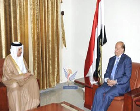 الرئيس هادي يبحث مع الزياني مسار تنفيذ المبادرة الخليجية وآليتها التنفيذية