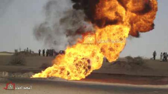 الكشف عن هويات مفجري أنبوب النفط بصرواح وتخريبه للمرة للثالثة (الأسماء)