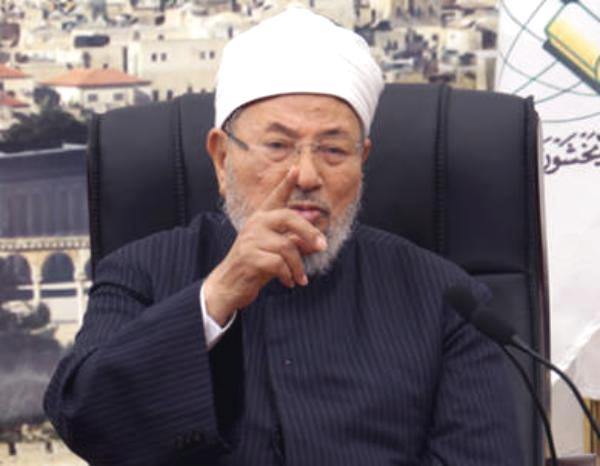 العلامة يوسف القرضاوي يدعو كل مسلم قادر إلى التوجه للجهاد في سوريا