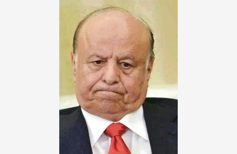 أحد أقارب الرئيس هادي ضمن شهداء الاعتداء على مستشفى العرضي (صورة للرئيس غاضبا)