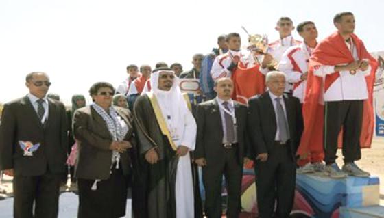منتخب تونس يحصد المراكز الأولى في البطولة العربية الـ21 لاختراق الضاحية بصنعاء