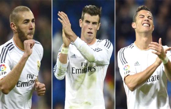 قبل مواجهة اليوم.. ثلاثي ريال مدريد سجل أهدافًا أكثر من فريق ملقا