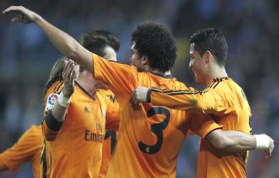 رونالدو يهدي ريال مدريد 3 نقاط ثمينة بأقل مجهود من ملعب ملقا (فيديو)