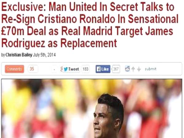 كريستيانو رونالدو يغادر ريال مدريد وخيميس رودريغيز بديلا عنه