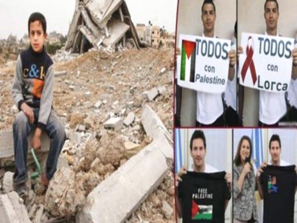 هل تبرع ميسي لإسرائيل وهل دعم رونالدو فلسطين