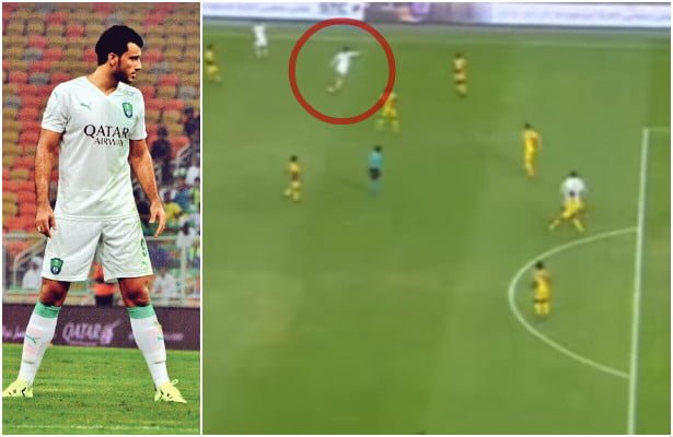 بالفيديو.. هدف صاروخي على طريقة رونالدو من السومة