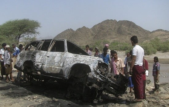 طائرة أمريكية تنفذ غارة في شبوة ومقتل مشتبهين بالانتماء لـ"القاعدة"