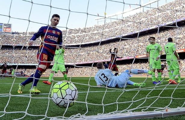 برشلونة يمطر شباك خيتافي بسداسية (فيديو)