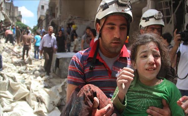 مقتل 17 مدنياً جراء قصف روسي على حلب السورية