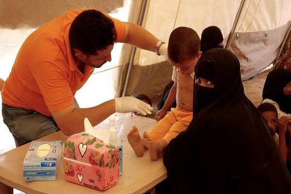 حملة للقضاء على وباء "الجرب" في عمران