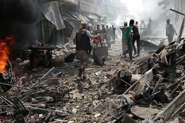 مقتل 85 مدنياً في قصف لـ"التحالف الدولي" بحلب السورية