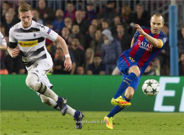 إنييستا يحدد شرطاً وحيداً لاستمراره مع برشلونة