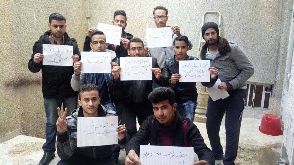 طلاب اليمن في سوريا يعلقون الاعتصام لمنح فرصة 10 أيام