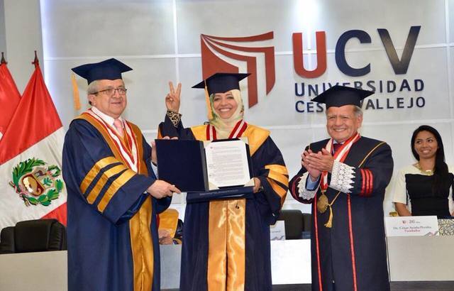 جامعة سيسر بايخو تمنح توكل كرمان دكتوراة فخرية في القانون الدولي
