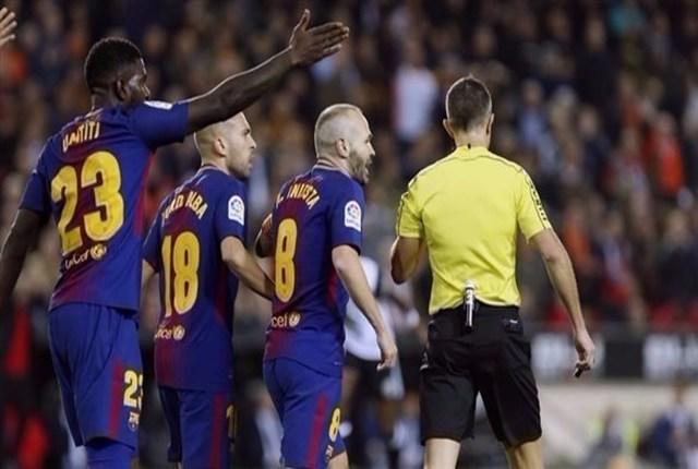 برشلونة يحقق رقما تأريخيا وميسي يواصل صيامه عن التهديف