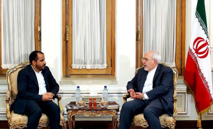 وزير الخارجية الإيراني يلتقي المتحدث باسم الحوثيين ويدعو لوقف الحرب