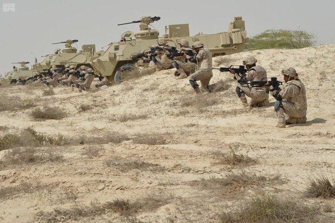 انطلاق تمرين درع الخليج المشترك في السعودية بمشاركة 23 دولة.. فيديو