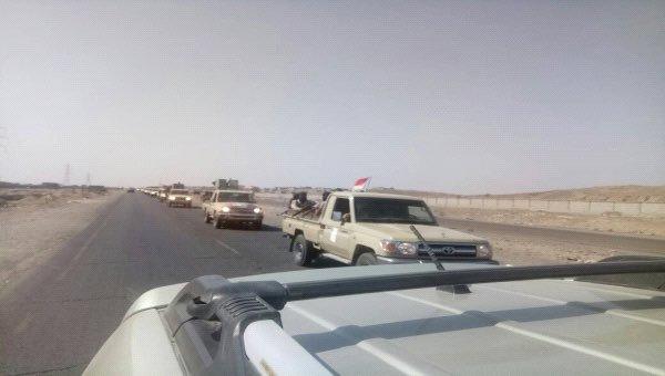 الحزام الأمني في أبين تعلن إرسال تعزيزات إلى شبوة لدعم النخبة.. بيان