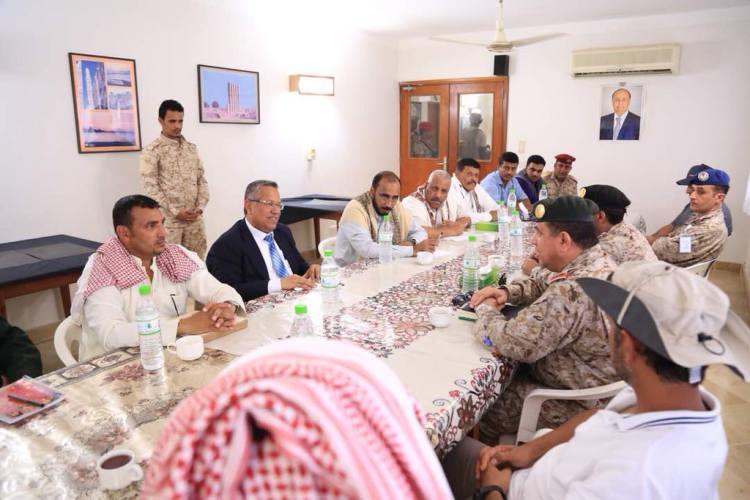 بن دغر: بحثنا مع اللجنة السعودية الأسباب التي نشبت في سقطرى