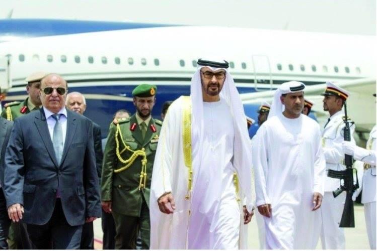 الرئيس هادي يصل الإمارات.. والإرياني يصف الزيارة بفاتحة مرحلة جديدة