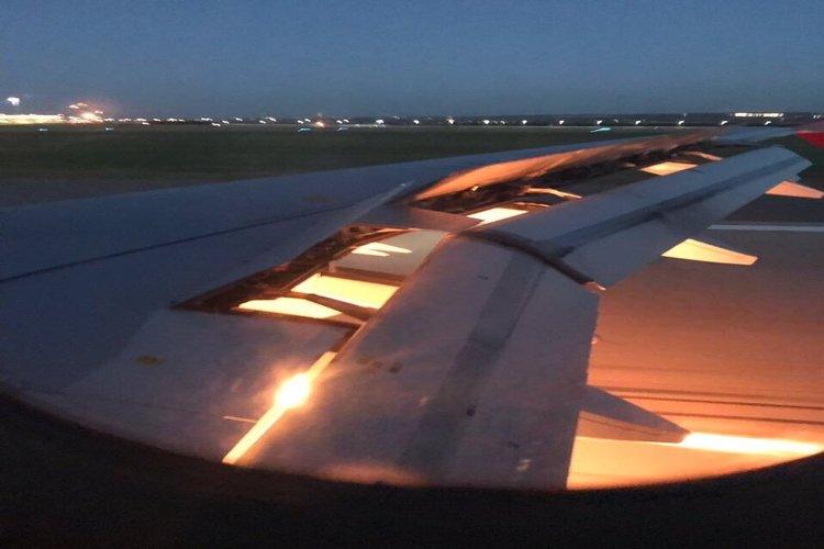 بالصور والفيديو.. حريق في طائرة المنتخب السعودي والاتحاد يوضح