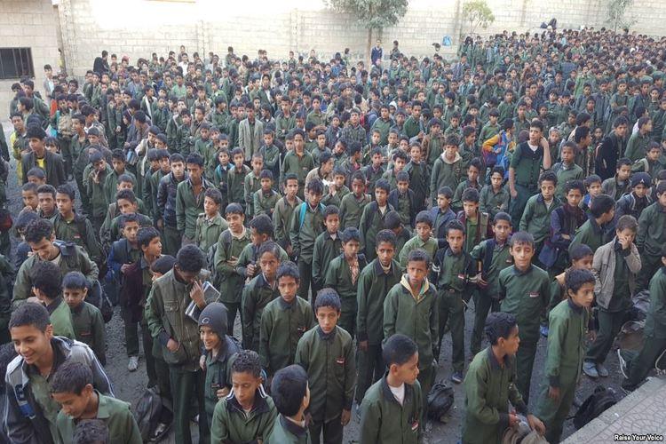 التربية بصنعاء تعلن تأخير طابور الصباح نصف ساعة بالمحافظات الواقعة تحت تأثير البرد