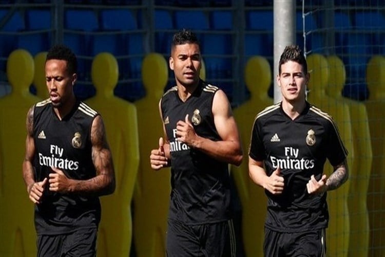 خاميس رودريجيز يعود لتدريبات ريال مدريد