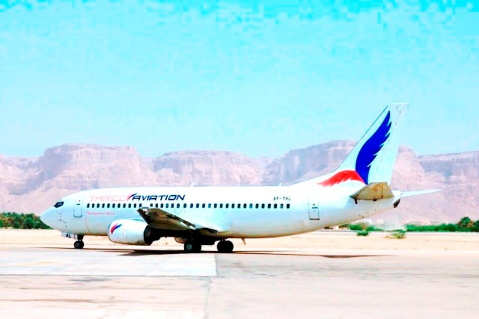 شركة طيران الملكة بلقيس تدشن اولى رحلاتها من مطار سيئون إلى جدة