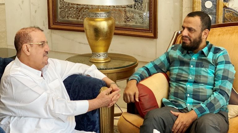 هاني بن بريك يلتقي سلطان البركاني ويعلق: دائماً الحل في الرياض