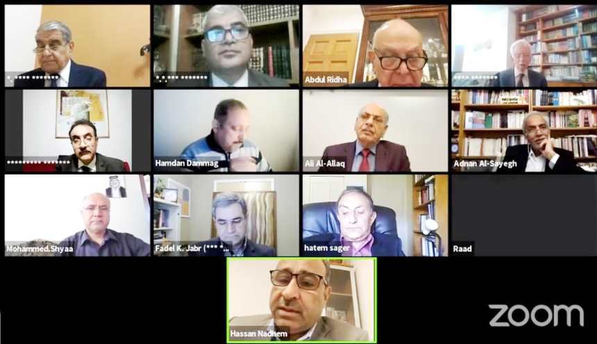 أدباء الرافدين يحتفون بأديب وشاعر اليمن الكبير عبدالعزيز المقالح