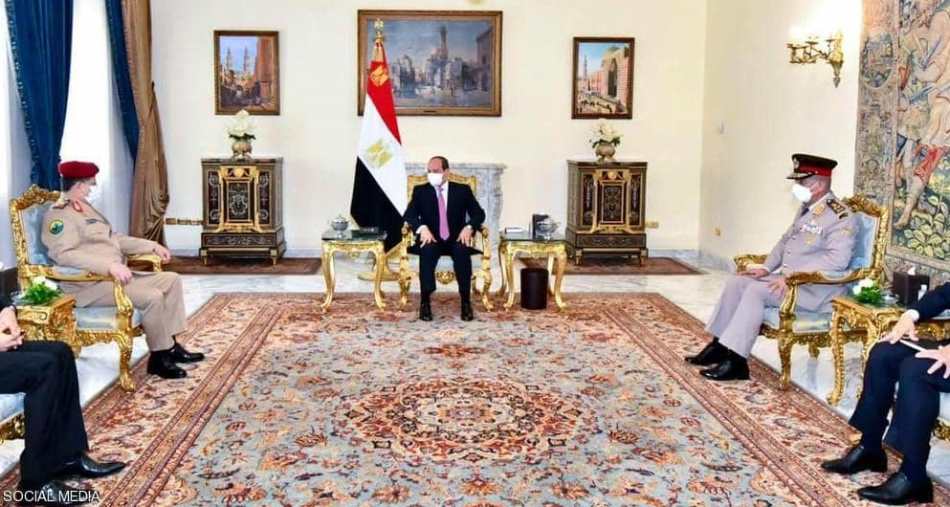 السيسي يستقبل المقدشي: مصر تدعم حلاً يلبي طموحات اليمنيين