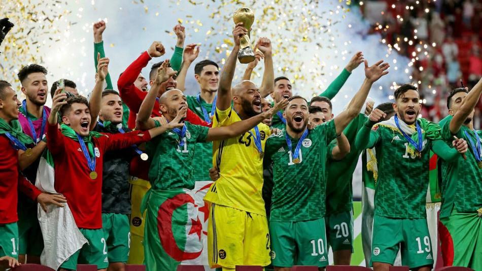 الجزائر يحرز بطولة كأس العرب بالفوز على تونس