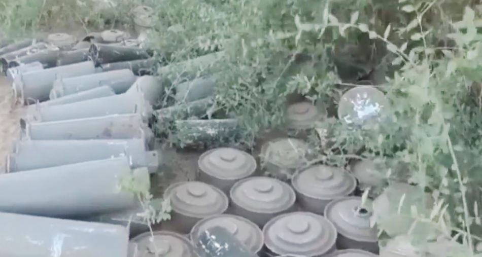 شبوة: العمالقة تواصل نزع ألغام الحوثيين بمختلف الأشكال والأحجام