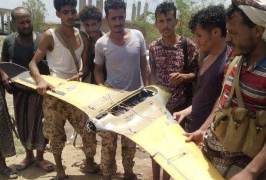 المشتركة تسقط مسيرة جديدة وتبث اعترافات خلية نهب وتقطع حوثية