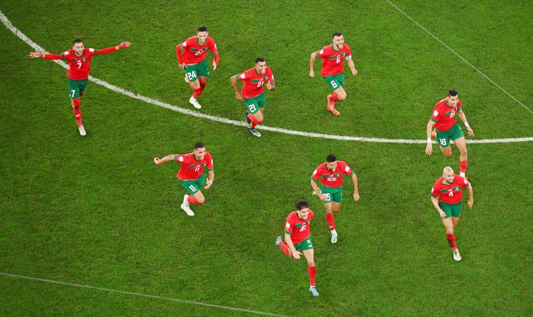 أسود الأطلس يكتبون التاريخ - صور تاريخية لمنتخب المغرب