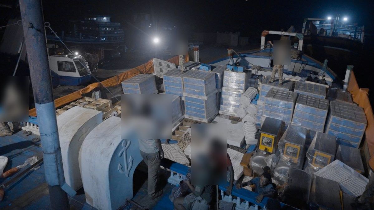 جانب من أكبر شحنة أسلحة إيرانية ضبطت في اليمن إعلام المقاومة